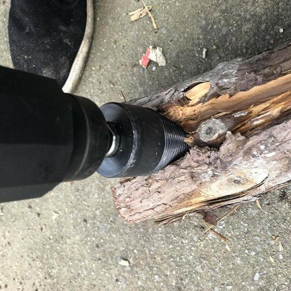 4 шт./компл., сверло для раскалывания дров, шестигранная/квадратная/круглая ручка, 32/38/42 мм, высокоскоростная сталь, дровокол, дрель, конус, деревообрабатывающий электроинструмент