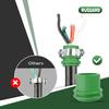 RVGUARD 50 Amp RV Replacement Plug, NEMA 14-50P, 50 Amp 125/250 Volt Replacement Plug With Disconnect Handle, Green