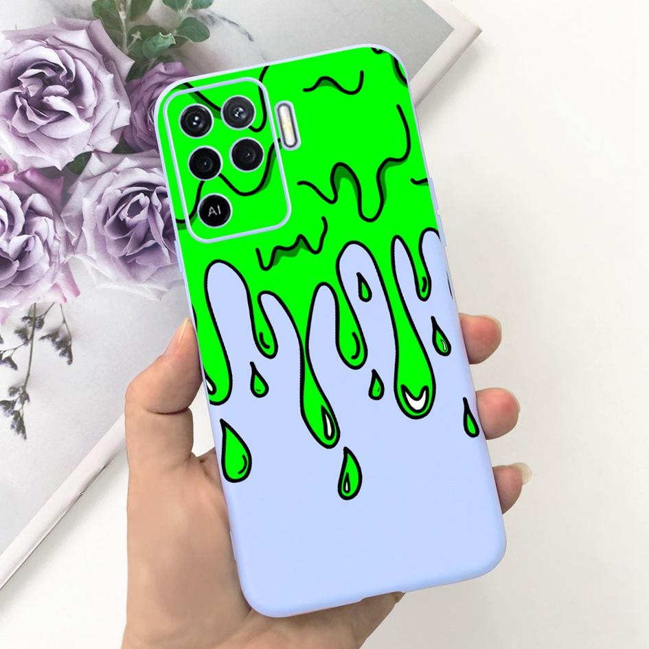 Чехол для OPPO Reno 5 Lite CPH2205 Популярный Цветок Мягкий Силиконовый Задний Чехол для OPPO A94 5G CPH2211 A 94 Reno 5Z Reno5 Lite Бампер