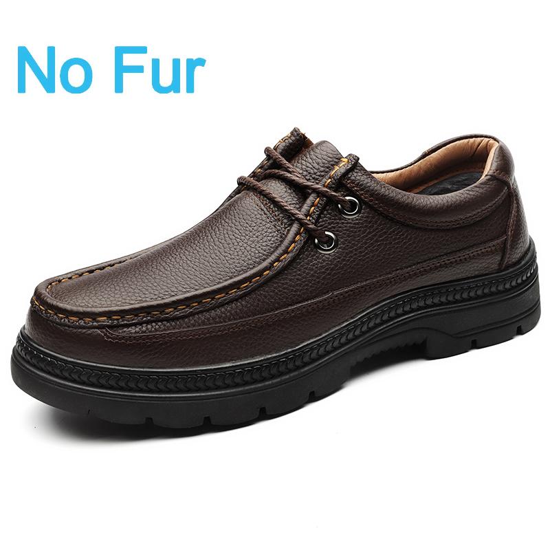 Fashion 2024 Autumn Men Casual Shoes Genuine Leather Work Shoes Male Lace-up Flats Sneakers Platform Versatile Business Dress Shoes