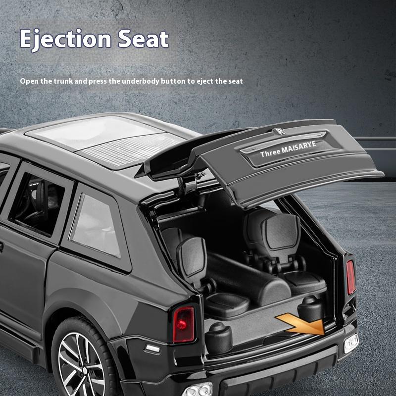 1/32 Scale Rolls-Royce Cullinan Alloy Car Model with Lights and Sounds, Children's Toys, Desktop Collection Ornaments, Boys' Birthday Gifts