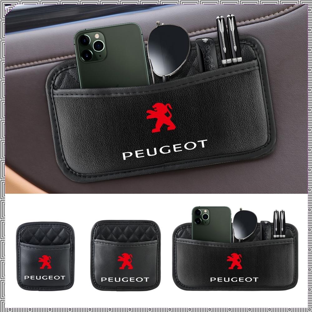 1pc Multi-functional Car Seat Side Pocket Organizer Receipts Card Storage Bag Hub Cap Accessories For Peugeot Lion 206 307 308