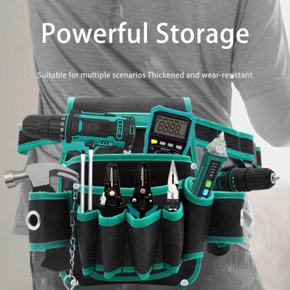 High Quality Tool Bag Thickening Tool Organizer Screwdriver Belt Waist Pouch Electrician