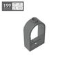 Dome Window Frame 1x2x2⅔ Brick - Lego 30044 Compatible Building Block