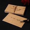 10 шт., винтажные однотонные конверты для писем, открыток, подушечки для писем, чехол для DIY свадебной вечеринки, пригласительные открытки, офисные принадлежности