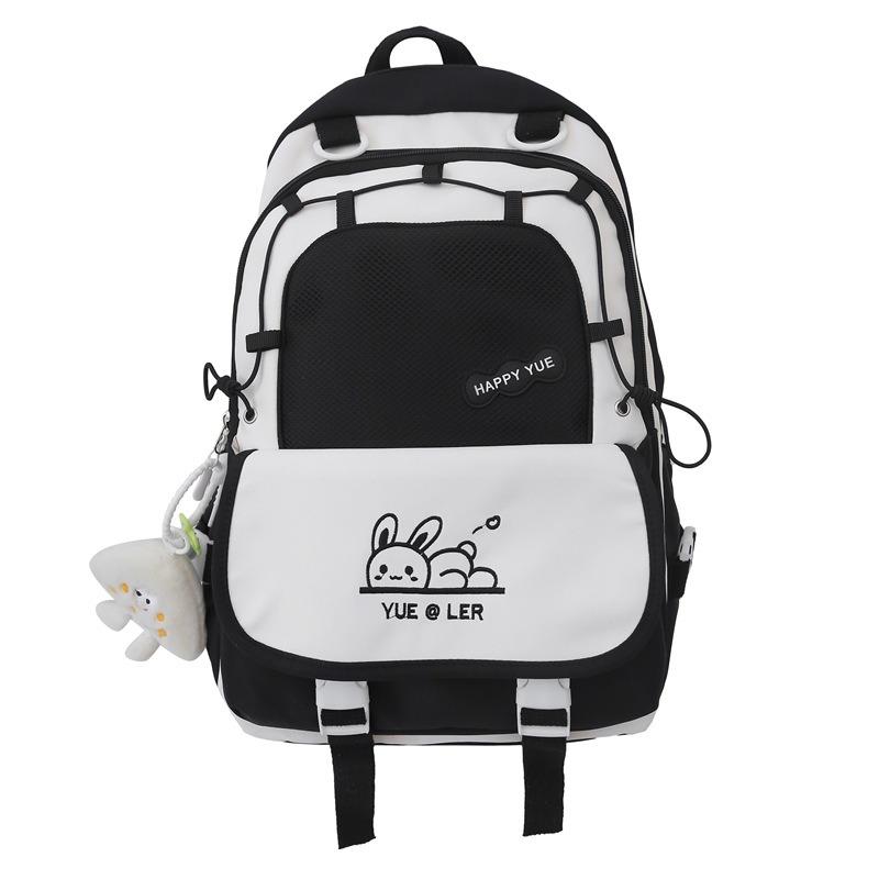 Школьный рюкзак большой вместимости Новый студенческий стиль Студентка колледжа Повседневный школьный рюкзак Модный дорожный Ученик средней школы