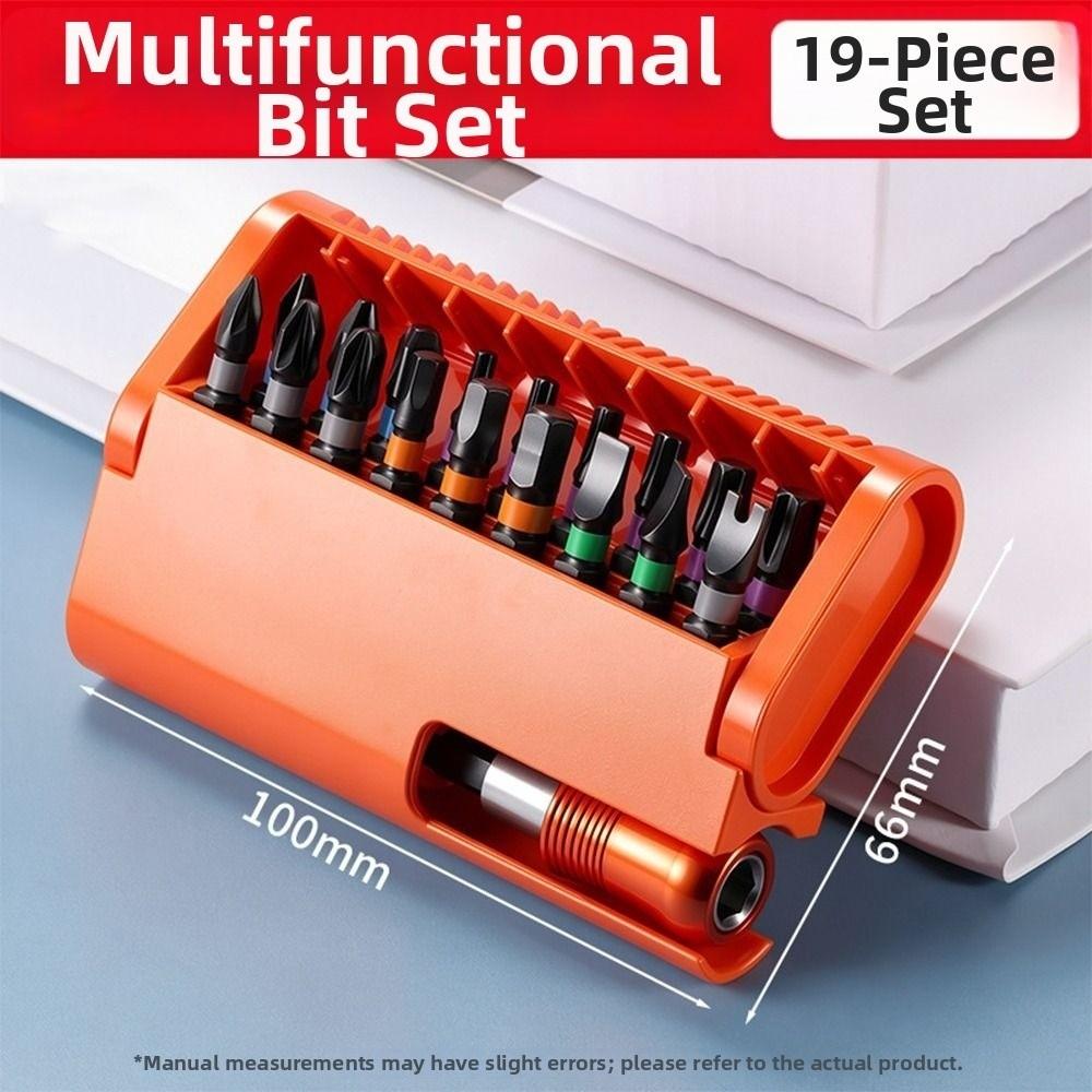 High Hardness Magnetic Screwdriver Set Multi Functional Portable Magnetic Screwdriver Bits Set Bit Drive Set