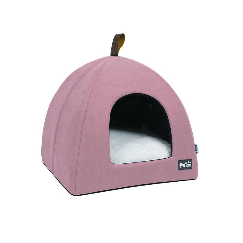 Pet Dog Cozy Cat Soft Puppy Nest Bed Warm Cave Igloo House Bag Pad Kennel