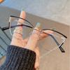 Женские очки «кошачий глаз» Дизайнерские Модные Металлические Очки с Защитой от Синего Света Очки для Блокировки Синего Света Компьютерные Оптические Очки