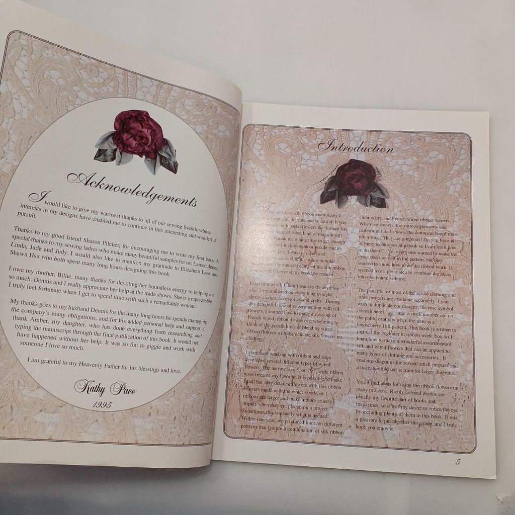 [Б/У] 596A Букет из лент Букет из лент Французский путеводитель по цветам из лент