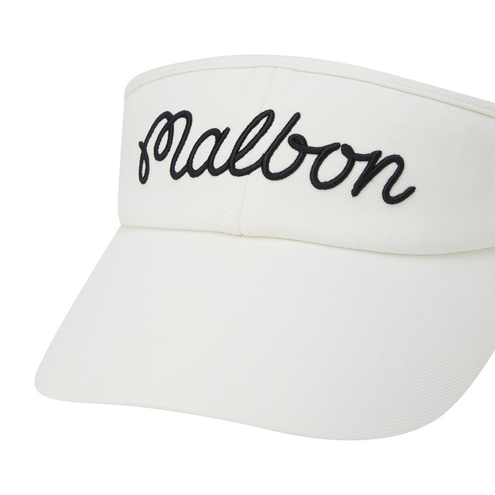 MALBON GOLF Женский съемный козырек с лентой Белый (Женщина)