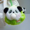12 см 1 шт. подвеска в виде панды, плюющая пузыри, панда, плюшевый брелок, маленькая фигурка, рюкзак, подвесное украшение, кукла