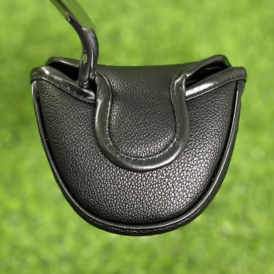 Чехол для гольф-паттера типа «молоток» с магнитной застежкой, из искусственной кожи, с рисунком черепа, для вудов, драйвера, фейрвея, гибрида