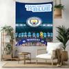 Manchester City Wall Decor Tapestry Art For Pet Memorial Birthdaywedding Party Backdrop Family Gift