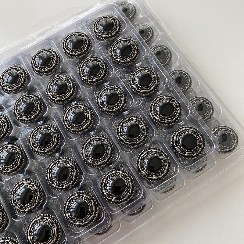 Yisen ESSTUDIO шерстяное кашемировое твидовое пальто в стиле ретро с металлическими пуговицами