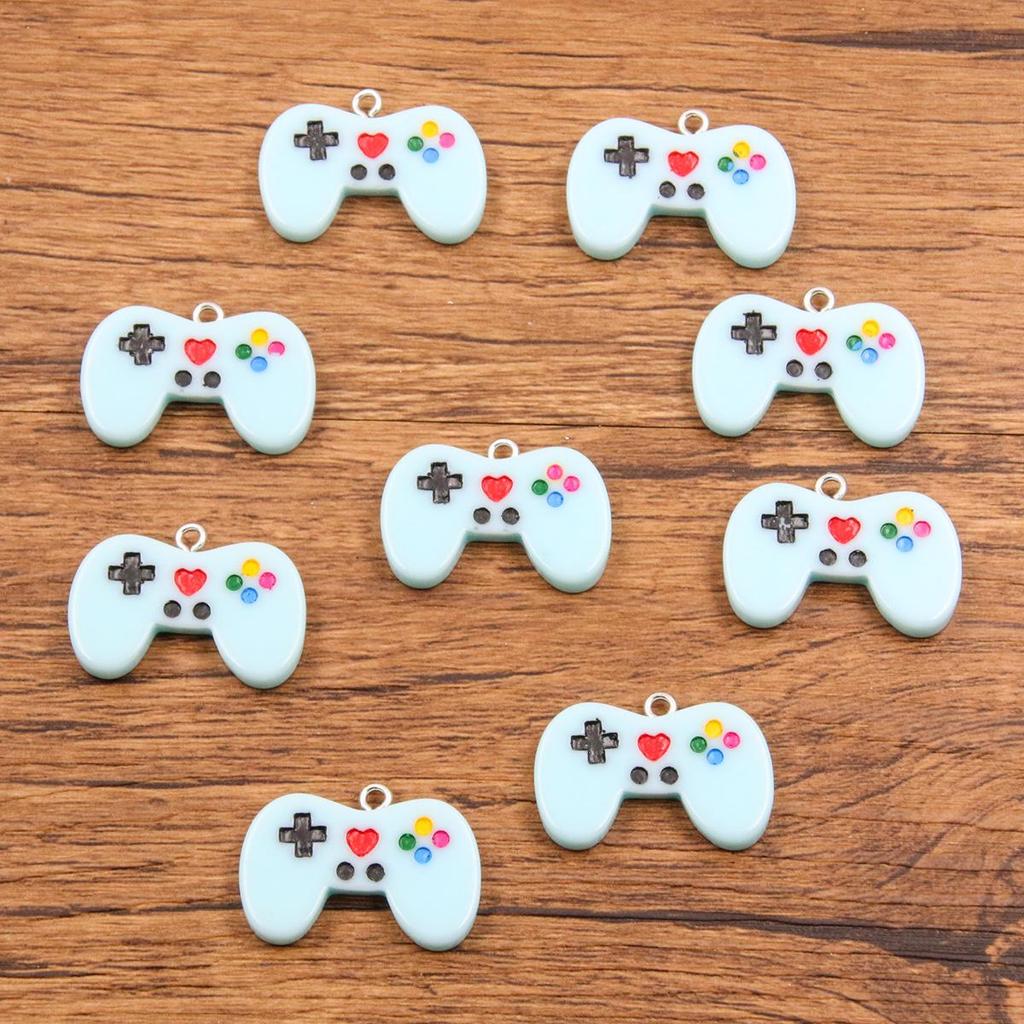 10-цветная подвеска из смолы для игровой консоли своими руками для подвески, браслета, ожерелья или багажа