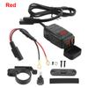 Moto Accessories Vehicle-mounted Motorcycle Quick Charger Digital Voltmeter Adapter Dual USB Charger QC 3.0 ON OFF Switch