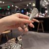 Shell Shape Stainless Steel Spoon With Long Handle Ladle Restaurant Dessert Spoon Ice Cream Scoops Kitchen Accessories Tool