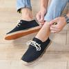 Fashion Male Casual Canvas Hemp Insole Fisherman Light Shoes Ethnic Style Men Espadrille Flats Shoes Summer Casual Shoes Driving Shoes