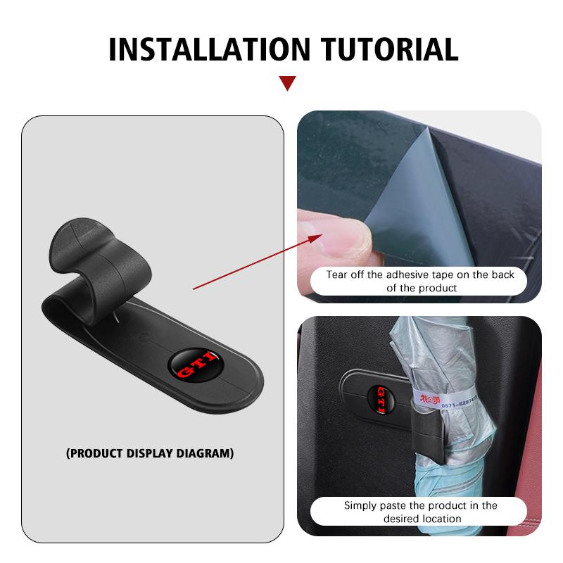 Multifunction Auto Umbrella Hook Holder Hanger Seat Umbrella For Volkswagen VW Jetta Golf4 5 6 Beetle CC B5 B6 B7 EOS GTI MK2 zo7