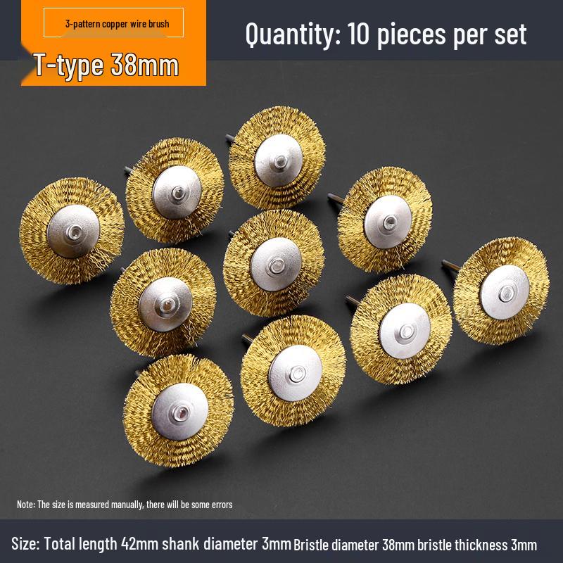 Electric Grinder Steel Wire Brush Polishing Head for Rust Removal and Walnut Polishing