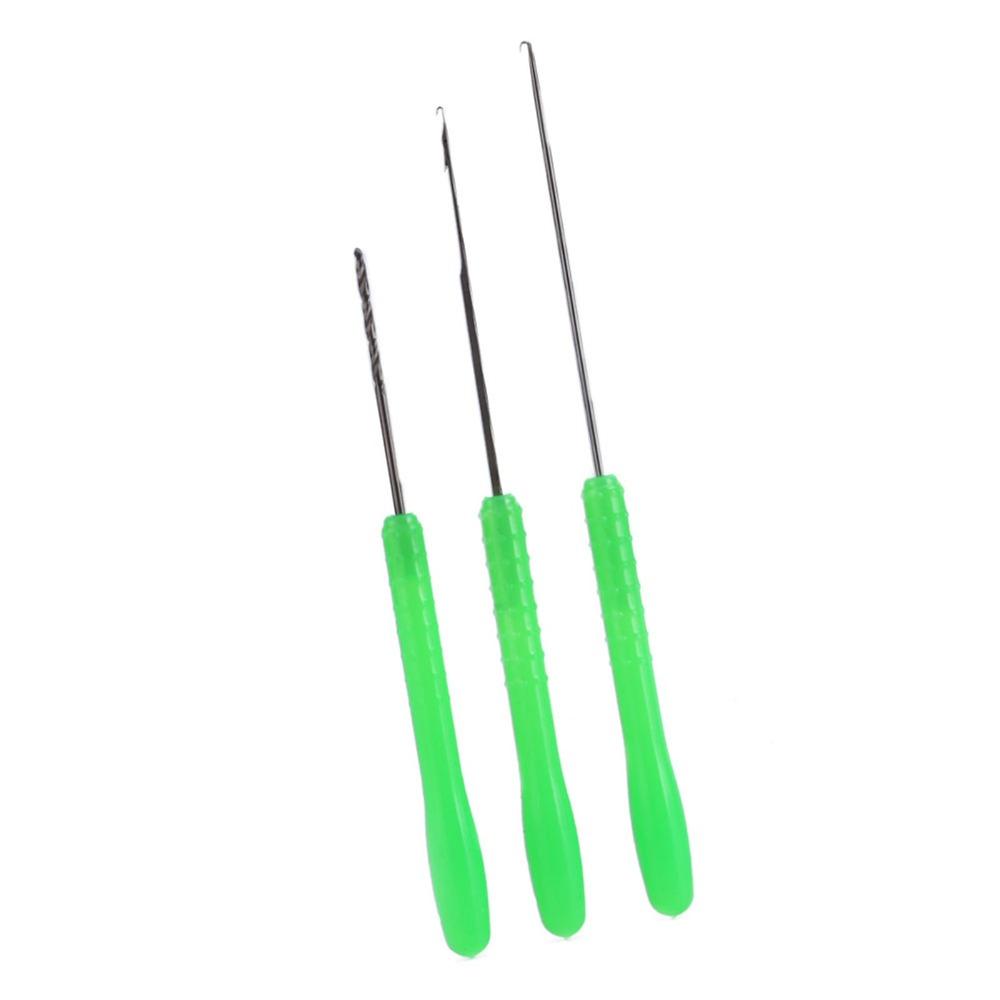 2 Sets Lightweight Fishing Bait Needle Tool 3 in 1 Baiting Stringer Baiting Needle Tool  for Baiting