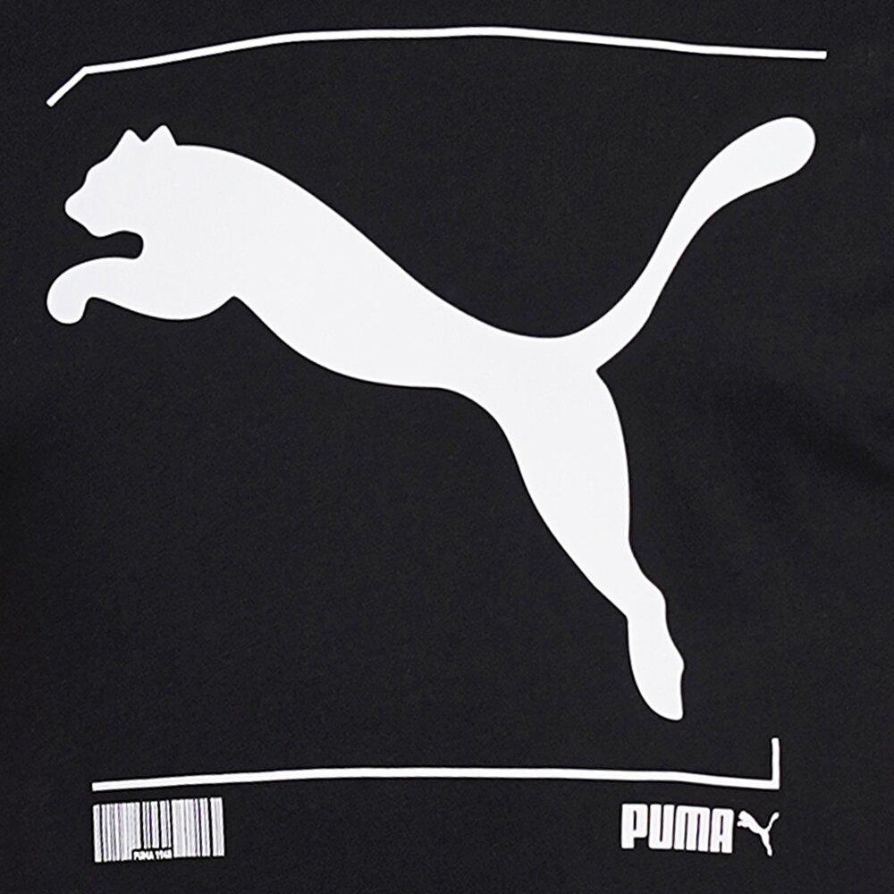 Puma Nu-Tility Повседневная футболка с коротким рукавом с принтом для мужчин, черный цвет 581552-01