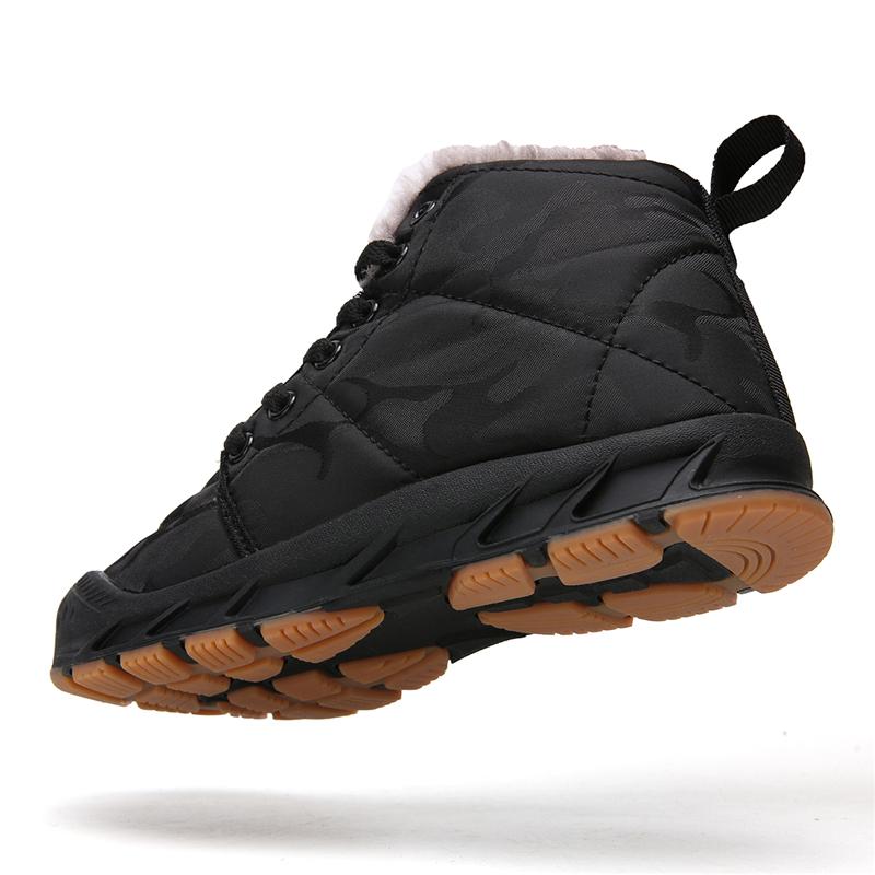 Children's Shoes Winter Cotton Shoes Tarpaulin Rubber Sole Non-slip Plus Velvet Warm Snow Boots