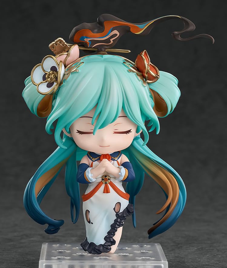 GOOD SMILE COMPANY Nendoroid Серия Вокальных Персонажей 01 Хацунэ Мику Хацунэ Мику Засада пластиковая покрашенная фигурка действия Десятисторонняя Вер. Немасштабируемый