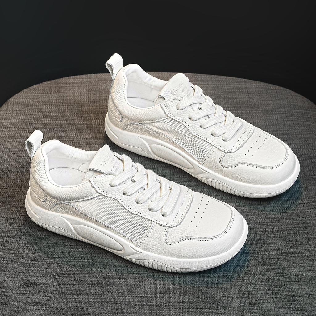 Platform White Shoes Women's Summer New Trend Versatile Mesh Breathable Casual Board Shoes Lace-up Sports Women's Shoes