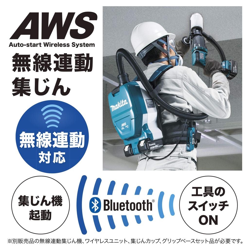 Makita HR182DZK Cordless Hammer Battery Charger Sold Separately Drill, 18V, 18mm, Chiselable, SDS+,