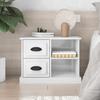 VidaXL Bedside Table High Gloss White 60x35.5x45 Cm 816370