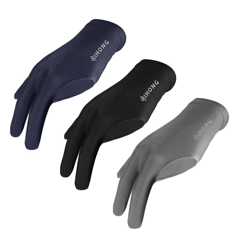 Дышащие перчатки для снукера, перчатка на три пальца для левой/правой руки, переносная перчатка для бильярда