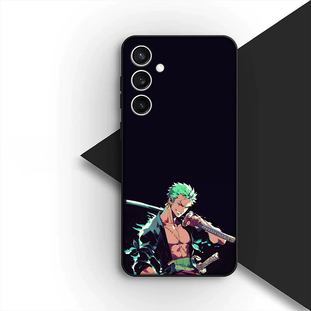 Cover for Samsung Galaxy S24 S25 S23 FE Ultra Plus S7 Edge S25+ S23+ A56 5G Phone Case Roronoa Zoro Boa Hancock One Luffy Pieces