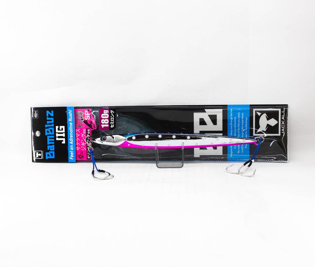 Jackall Metal Jig Bambluz Short Sakuramasu 180 Grams B Pink Glow Dot (2643)