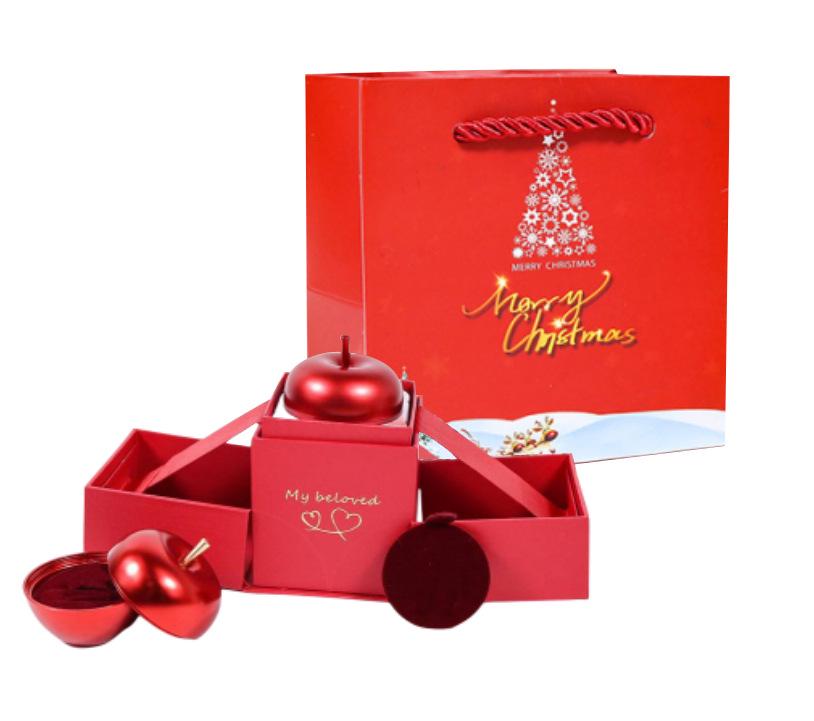 Ferris Wheel Rose Gift Box Set - Single/Double Layer, Customizable Everlasting Roses