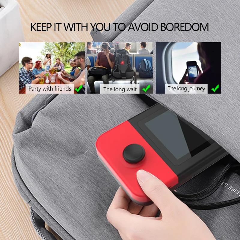 Новая цветная HD-экран мини портативная игровая консоль 8 бит классика 500 ретро видео плеер ТВ выход карманный Gameboy Box детский подарок