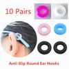 10 Pairs Anti-Slip Round Comfort Glasses Retainers Silicone Temple Sleeve Cover