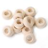 15pcs Big Rondelle Shape 30x15mm Natural Wood Loose Handcraft Big Hole Beads for DIY Crafts Woodcraft Jewelry Making Accessories