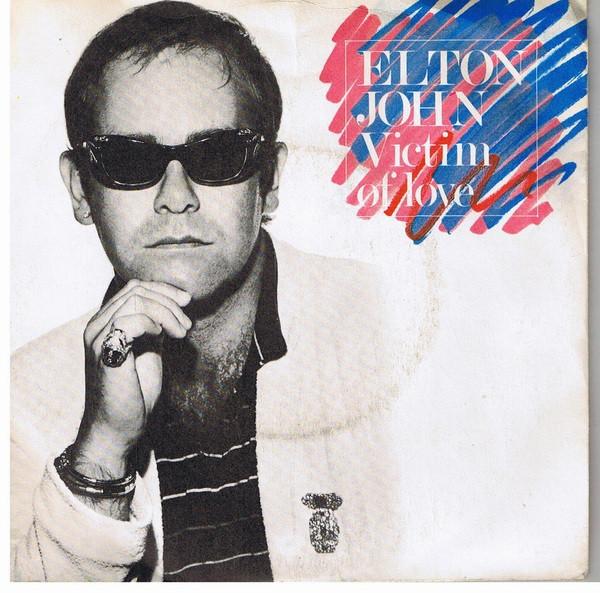 7-дюймовая пластинка ELTON JOHN - Victim Of Love XPRES21 The Rocket Reco 1979 UK Рок Б/У