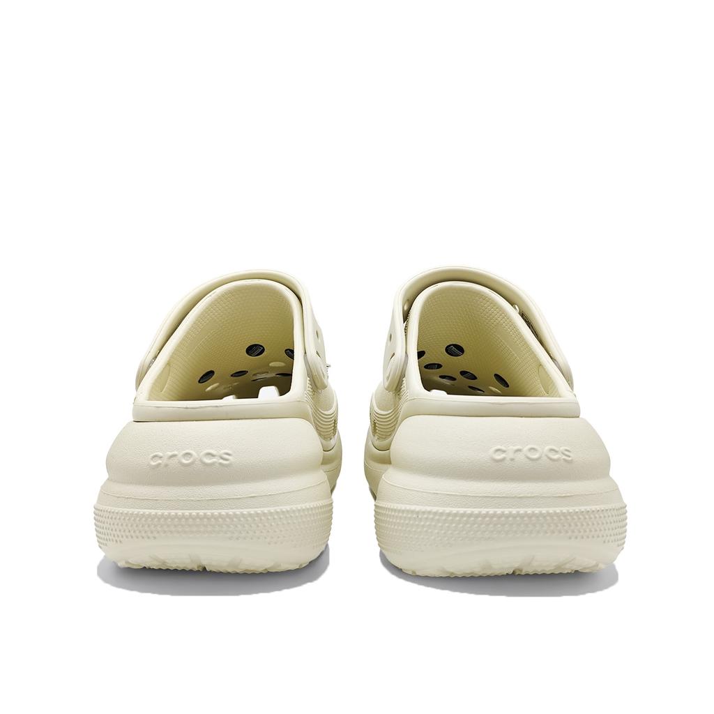 Crocs Клоги Crush EVA Jinling Chaochuang Маленький Аромат Сладкий Свежий Модный и Универсальный Обувь с Отверстиями Женские Кость Белый