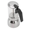 Стеклянная кофеварка Moka Pot из нержавеющей стали, термостойкая, портативная, классическая итальянская кофеварка для дома и