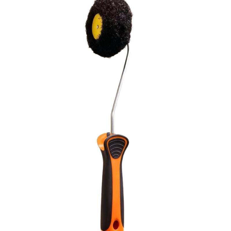 Drywall Corner Compound Roller Shed Resistant Corner Drywall Mud Roller Edge Paint Brush For Professional Mudding