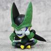 12cm Anime Dragon Ball Cute Cell Sitting Posture Erect Middle Finger Action Figure Pvc Model Doll Collection Statue Ornament Toy
