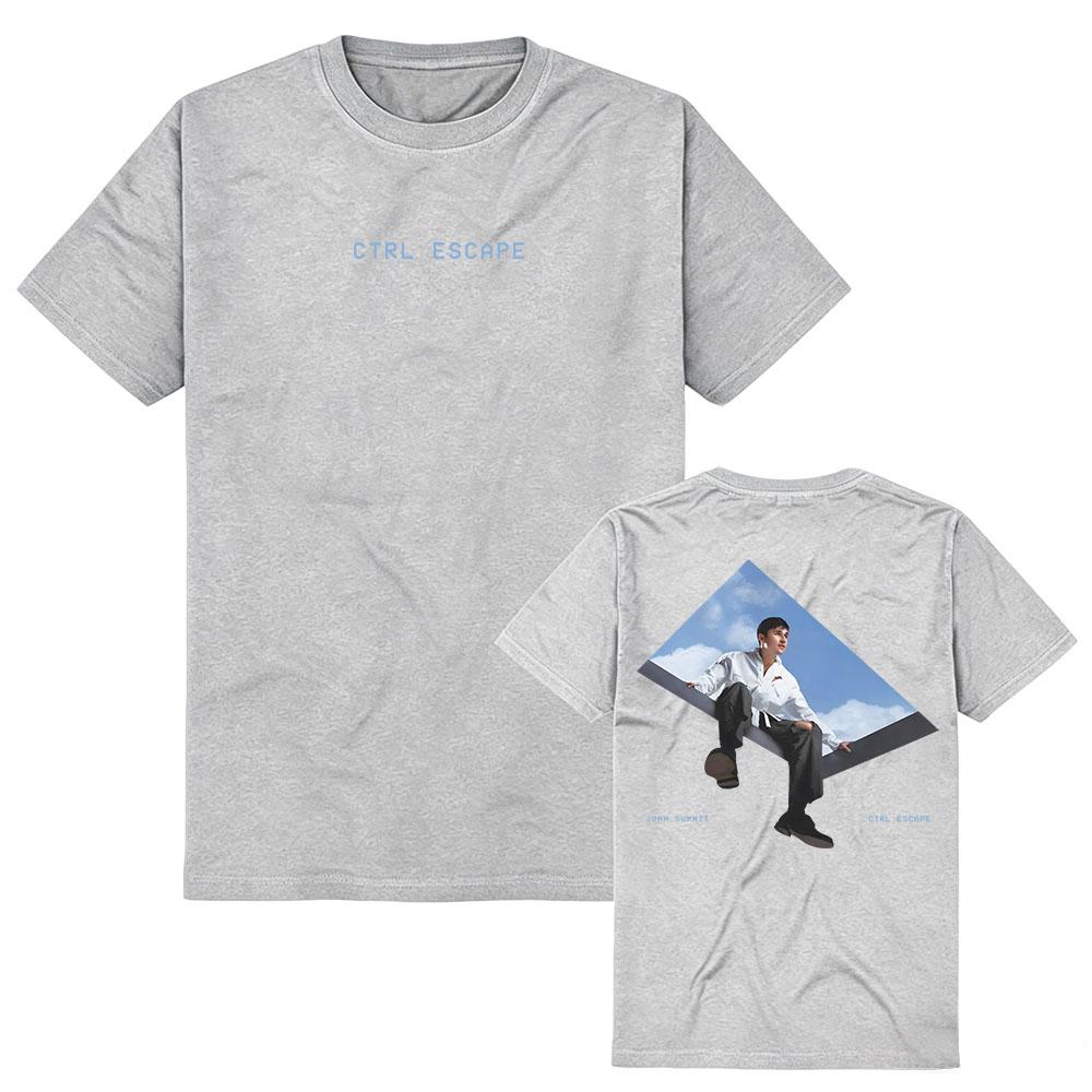 CTRL ESCAPE Tee JOHN SUMMIT Singer Design T-shirt Unisex Streetwear Cotton Short Sleeve Soft Male Tshirts Graphic Print Merch