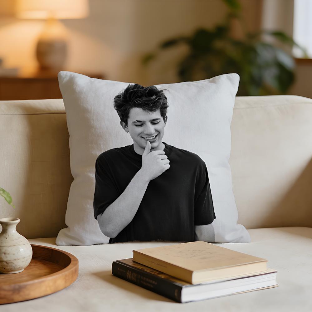 Hot Singer CCharlie PuthS Cushion Cover Short plush pillowcase for bed sofa carwashable