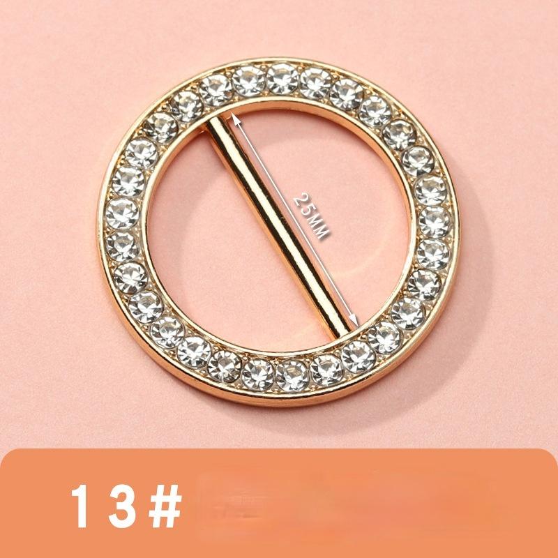 Элегантная футболка круглой формы, зажимы для футболок, пряжки для шарфа, зажим для футболки, кольцо для одежды, угловые завязанные пряжки, внутренний диаметр 29-35 мм