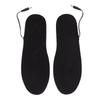 Heated Insoles Soft Warm Breathable Cuttable Electric Heating Insoles with USB Rechargeable Battery