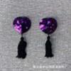 Heart-Shaped Sequin Tassel Nipple Pasties - Seamless Lingerie Accessory