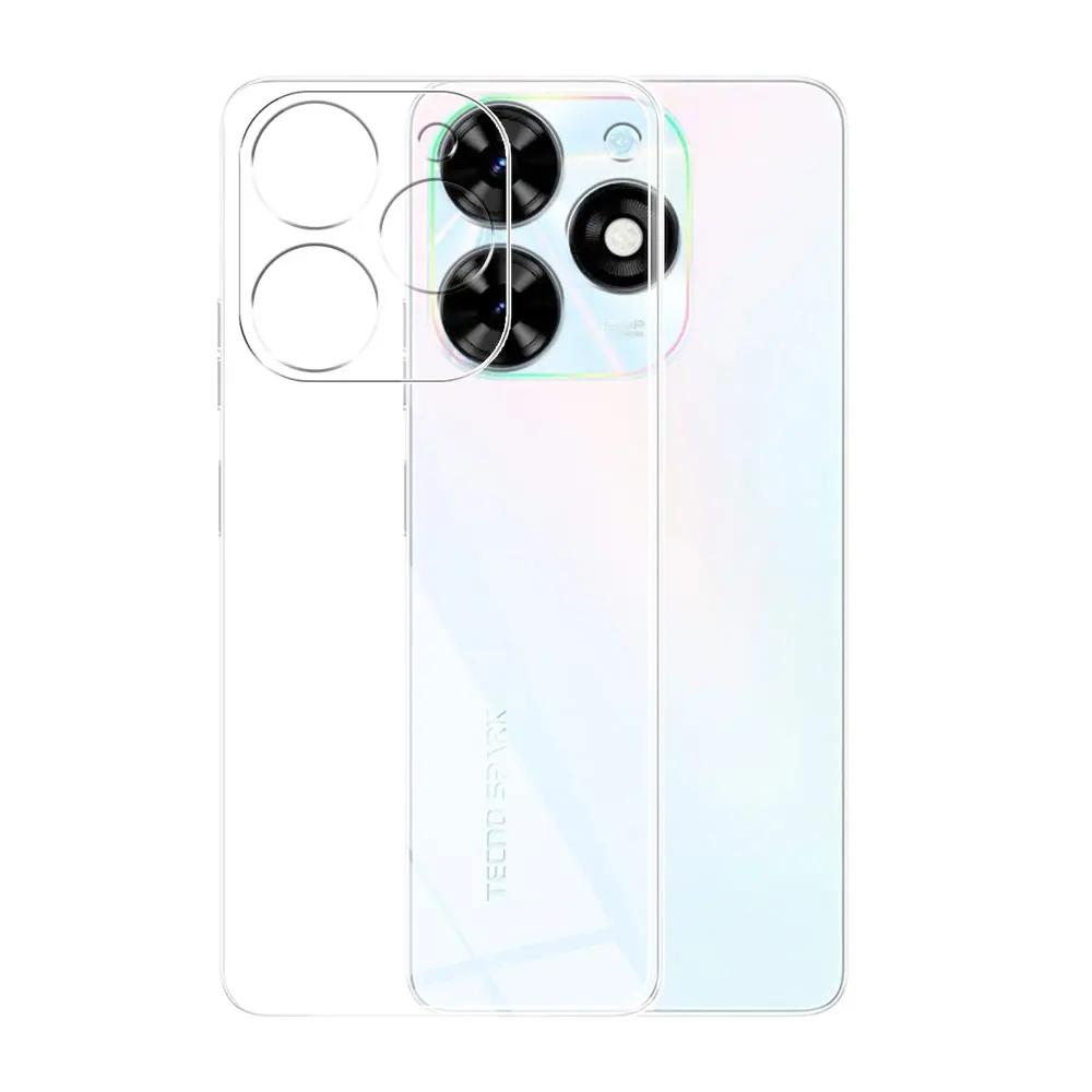 Для чехла Infinix Smart 8 Задняя крышка Прозрачный силиконовый мягкий ТПУ чехол Для Smart 7 6HD 6 Plus Бампер Coque Для Smart 5 Fundas